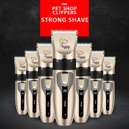 Dog Hair Clipper Pet Hair Trimmer Set Puppy Grooming Electric Shaver Ceramic Blade Cat Accessories Cordless Charging Professiona