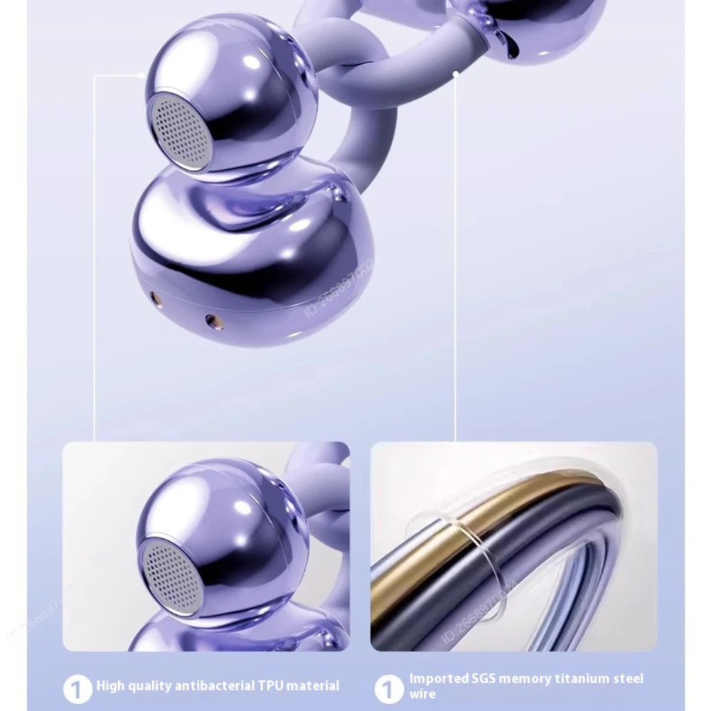 Xiaomi Wireless Bluetooth Clip-On Earphones High Sound Quality Long Battery Headphones Life Perfect for Sports Active Lifestyle