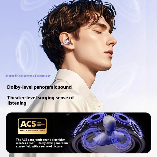 Xiaomi Wireless Bluetooth Clip-On Earphones High Sound Quality Long Battery Headphones Life Perfect for Sports Active Lifestyle